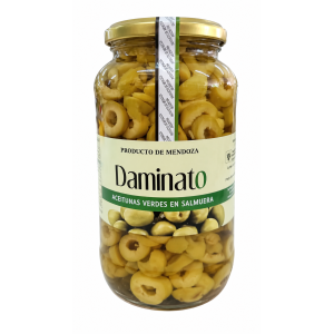 Aceitunas Verde Rodaja Daminato X 400 Gr