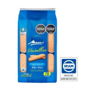Galletitas Vainillas Mauri X 800 Gr