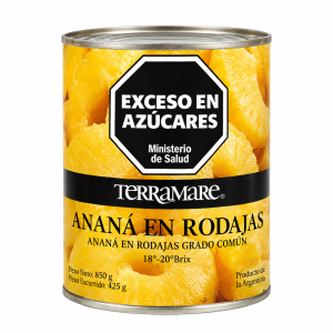 Anana Rodajas Terramare X 850 Gr