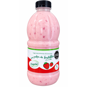 Yogurt Con Frutas Frutillas Yogurlac X 1l