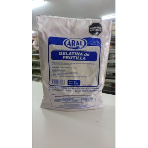Gelatina Frutilla X 1 Kg Aral