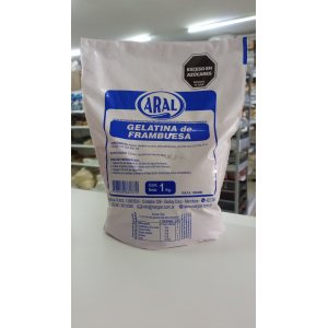 Gelatina Frambuesa X 1kg Aral