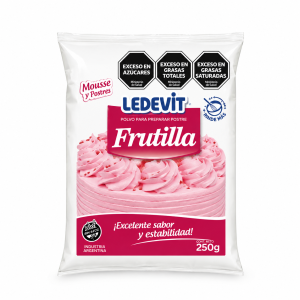 Mousse Frutilla Ledevit X 250 Gr