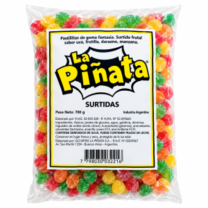 Gomitas Frutales La Pinata X 700 Gr