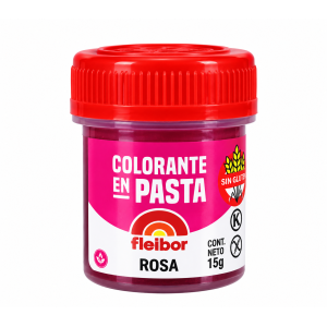 Colorante Pasta Rosa Fleibor X 15 Gr