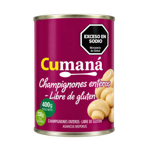 Champigniones Enteros Cumana X 400 Gr