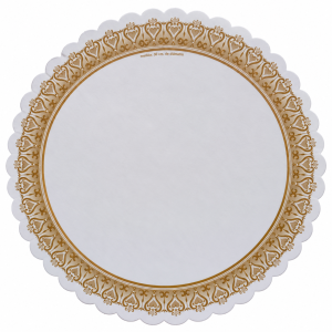 Bandeja Carton Redonda Gerbel N39