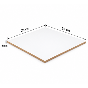 Bandeja Torta Mdf 25cm X 25cm X 3mm