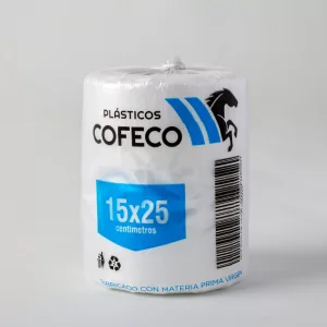 Bolsa Polietileno Cofeco 15 X 25