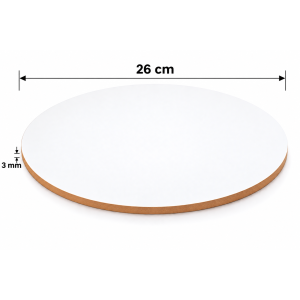 Bandeja Torta Redonda Mdf 26cm
