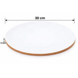 Bandeja Torta Redonda Mdf 30cm