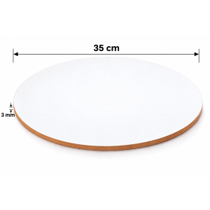 Bandeja Torta Redonda Mdf 35cm
