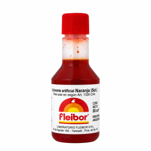 Colorante Liquido Naranja Fleibor X 30 Cc
