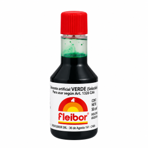 Colorante Liquido Verde Fleibor X 30 Cc