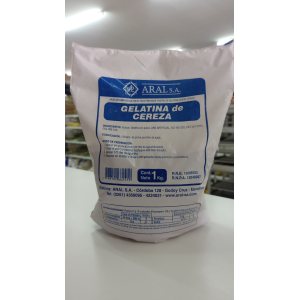 Gelatina Cereza X 1kg Aral