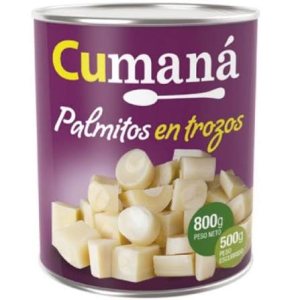 Palmito Trozos Cumana X 800 Gr