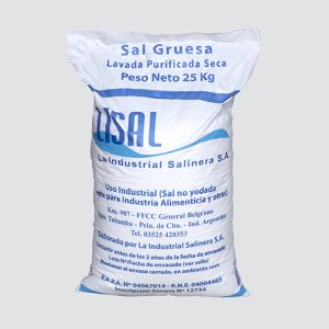 Sal Gruesa Lavada Y Seca Lisal X 25 Kg